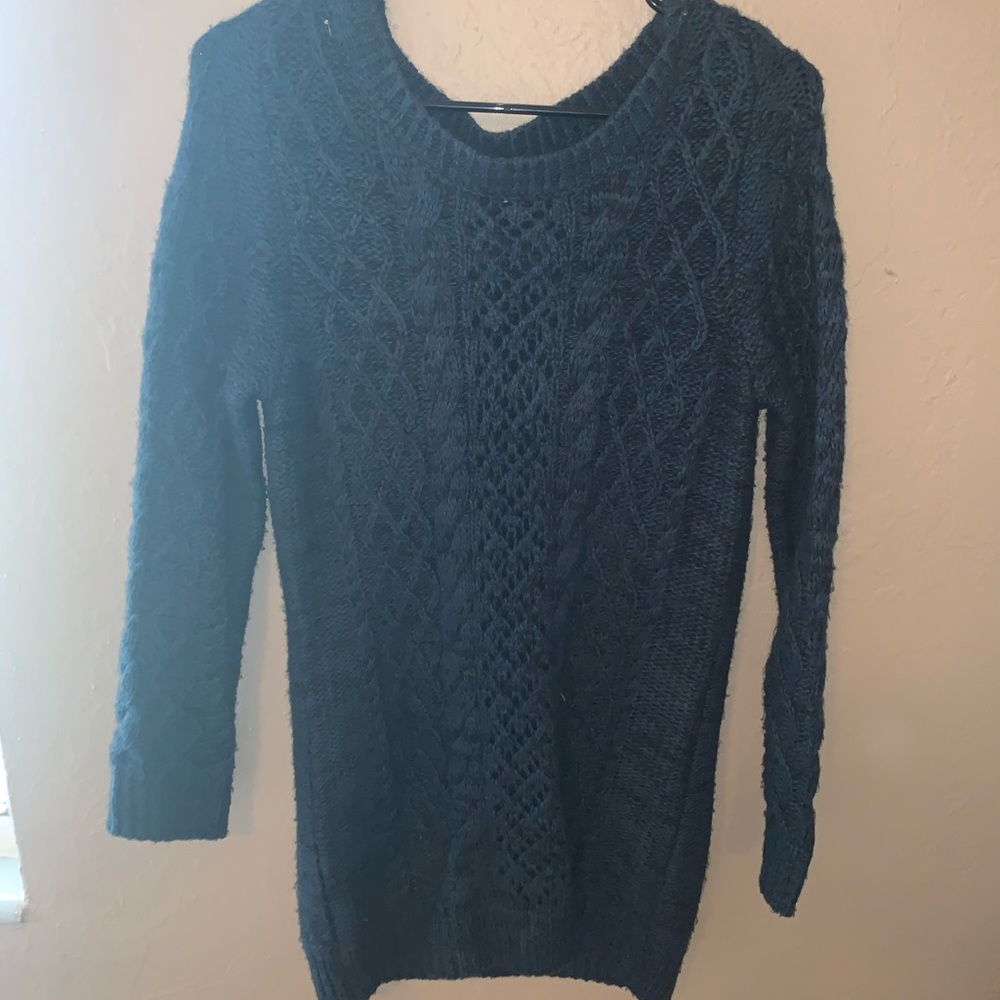 Knit sweater dress